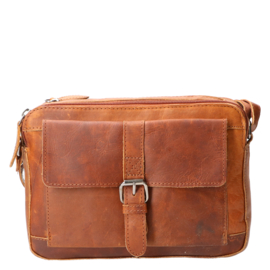 Leather Design schoudertas natural