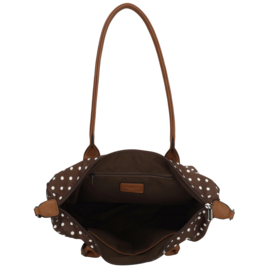 Charm London Buckingham handtas stippen zwart - wit