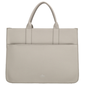 Charm London Princeton laptoptas licht grijs