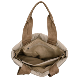 Zebra Trends Elske shopper licht taupe