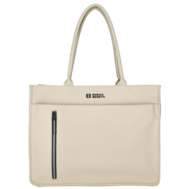 Enrico Benetti Bergen schouder/laptoptas waterafstotend licht taupe
