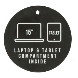 Enrico Benetti Cornell laptoptas zwart