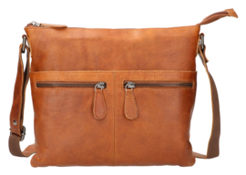 Leather Design schoudertas natural