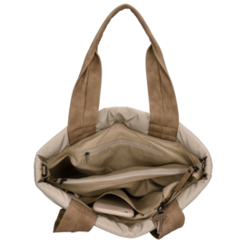 Zebra Trends Elske shopper licht taupe