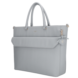 Charm London Cambridge laptoptas lichtblauw