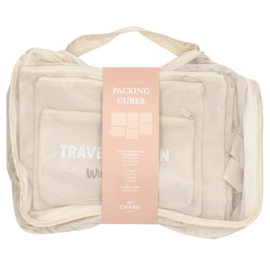 Charm London Travel packing cubes taupe