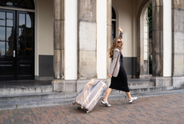 Charm London travel koffer lichtgrijs