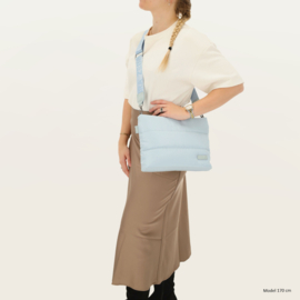 Zebra Trends Elske schoudertas licht blauw