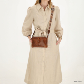 Hide & Stitches Westland schoudertas bruin