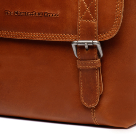 The Chesterfield Brand schoudertas Adelanto cognac