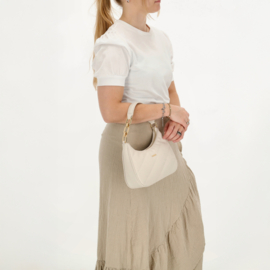 Charm London Via Dante schoudertas creme