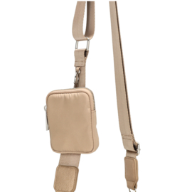 Charm London Odeon telefoontasje licht taupe