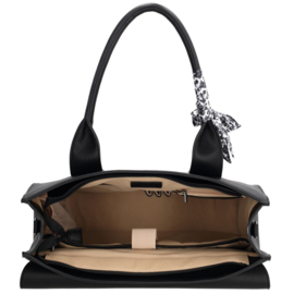 Charm London Bond laptoptas zwart