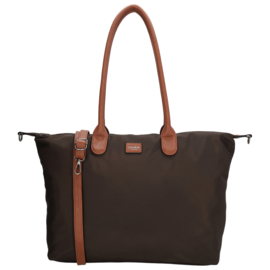 Charm London Buckingham handtas donkerbruin