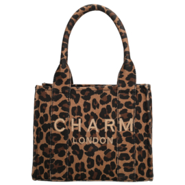 Charm London Bond Avenue shopper luipaard