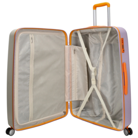 Charm London travel koffer beige-multi