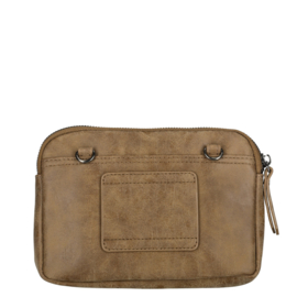 Enrico Benetti Zoè clutch/crossbody tas camel