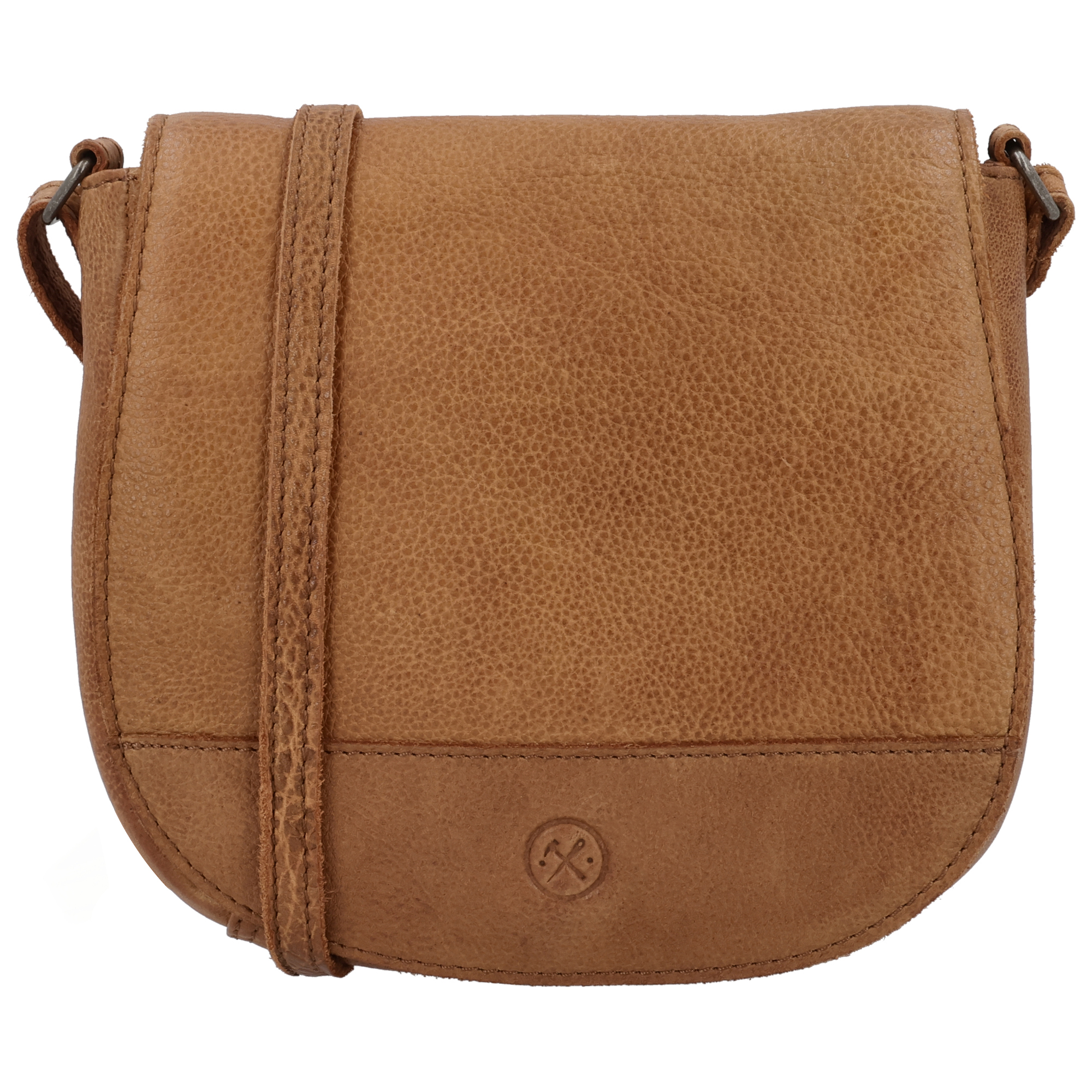 Hide & Stitches Paint Rock schoudertas cognac