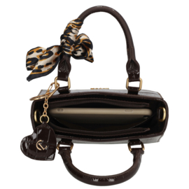Charm London knightsbridge handtas donkerbruin