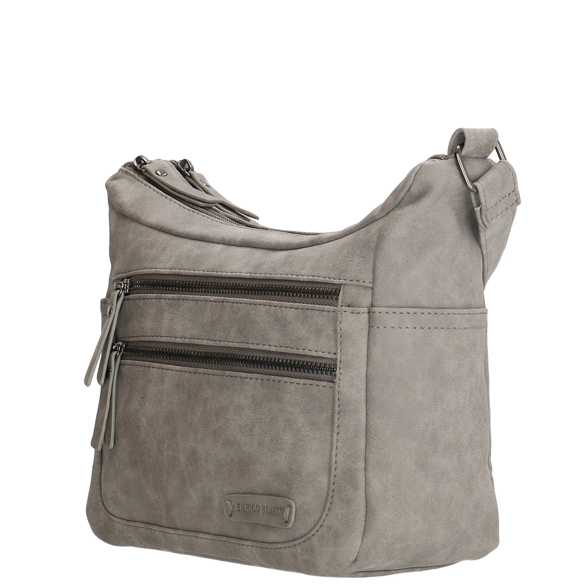 Enrico Benetti Nouméa schoudertas midden grijs