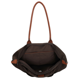 Charm London Buckingham handtas donkerbruin