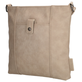 Beagles Cuenca schoudertas licht taupe