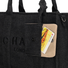 Charm London bond shopper zwart