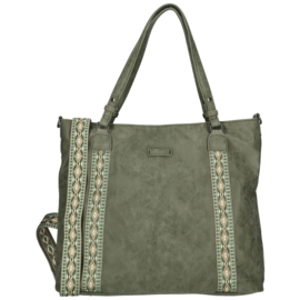 Enrico Benetti Indy shopper olijfgroen