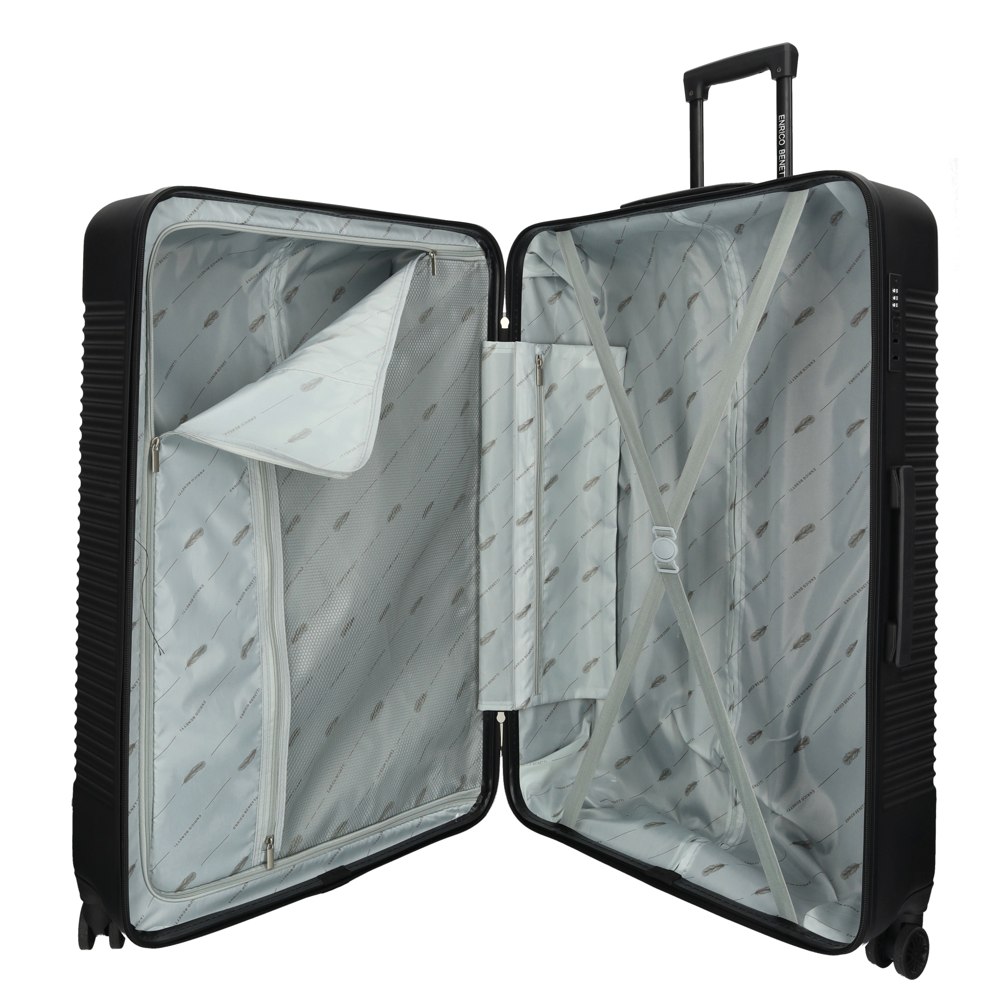 Enrico Benetti Louisville koffer 75 cm zwart