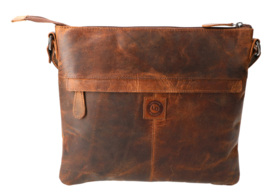 Leather Design schoudertas hunter