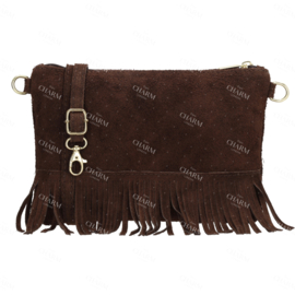 Charm london Elisa schoudertas donker bruin