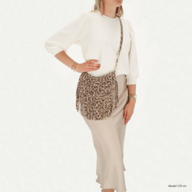 Charm london Elisa schoudertas luipaard