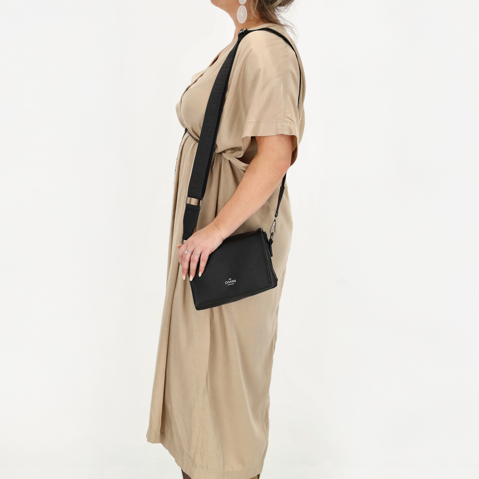 Charm London Pentonville schoudertas zwart