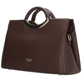 Charm London lucca handtas donker bruin