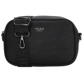 Charm London Mullberrry street crossbodytas  zwart