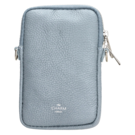 Charm London Elisa telefoontasje licht blauw