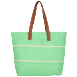 Enrico Benetti Capri rieten strandtas groen