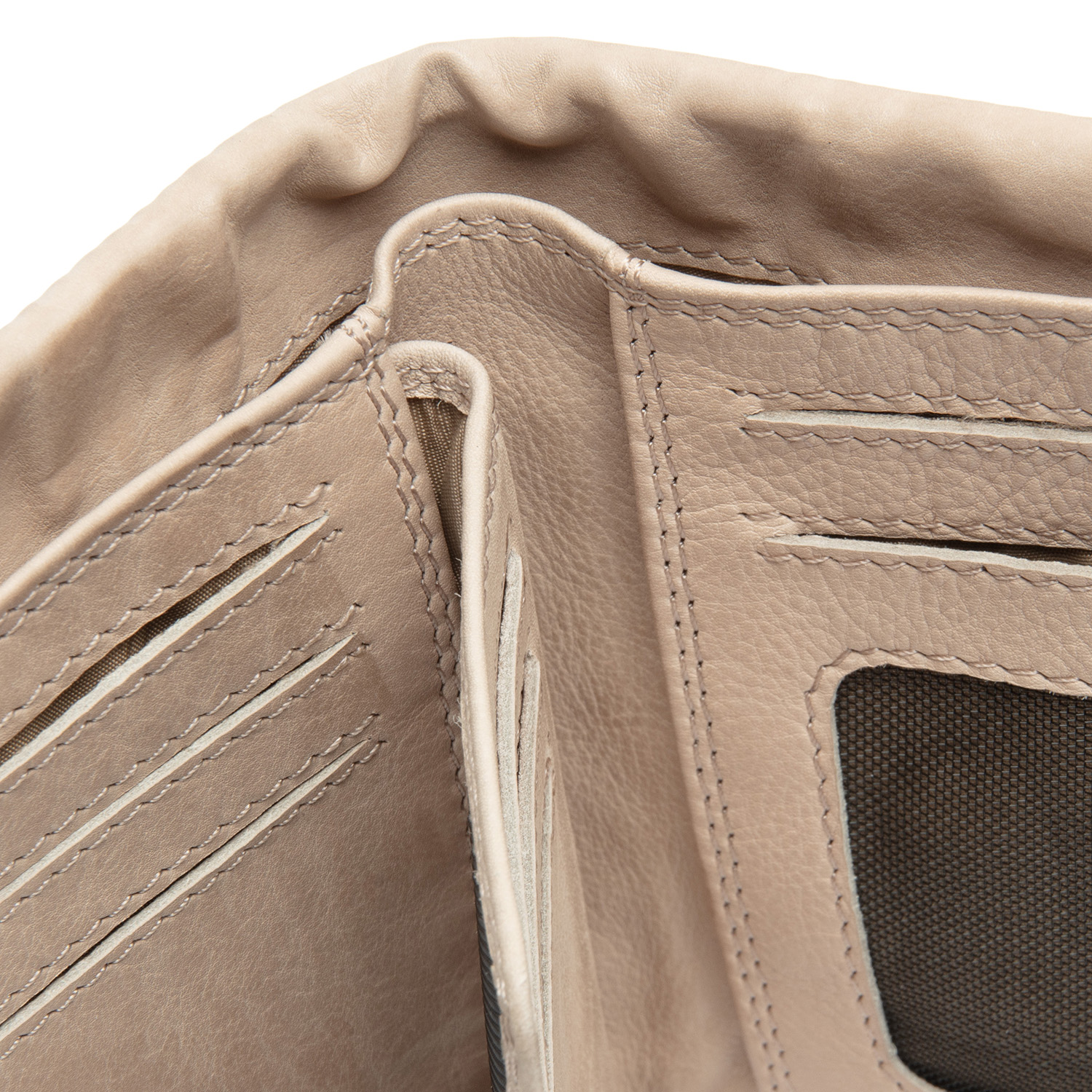 The Chesterfield Brand Mavona lederen dames portemonnee beige