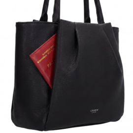 Charm London Lyon shopper zwart