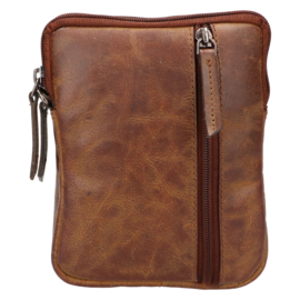Leather Design schoudertas hunter