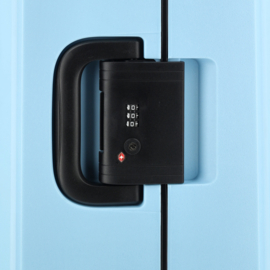 Enrico Benetti Chicago koffer 75 cm licht blauw