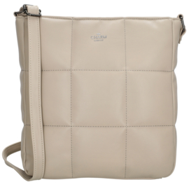 Charm London Manchester schoudertas licht taupe