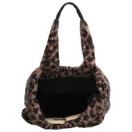 Beagles Nancy shopper leopard bruin