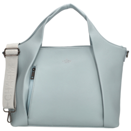 Charm London Mulberry street handtas licht blauw