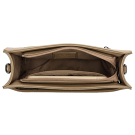 Charm London Princeton schoudertas licht taupe