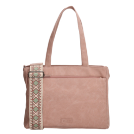 Beagles Malaga shopper licht roze