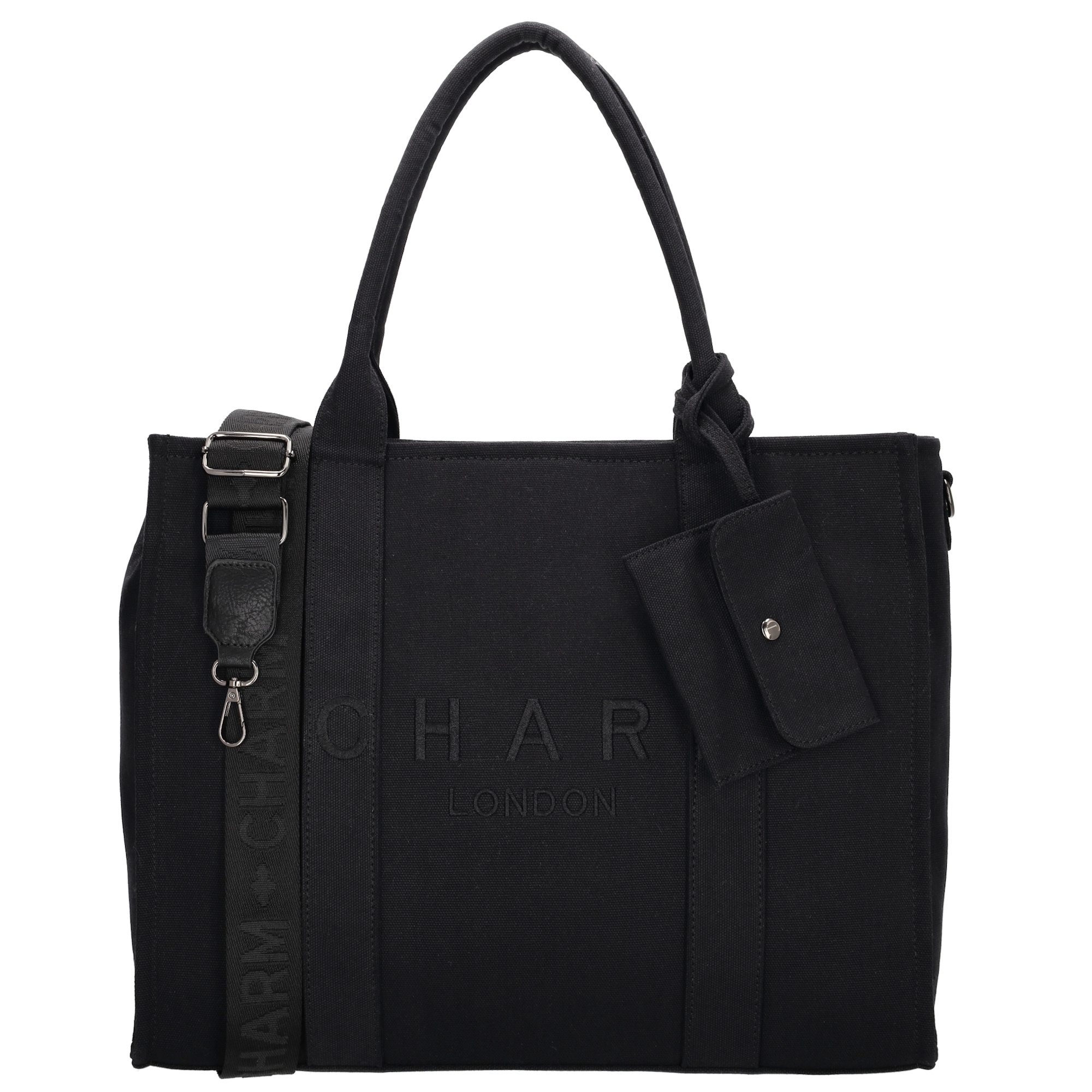 Charm London bond shopper zwart