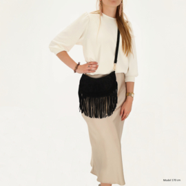 Charm london Elisa schoudertas zwart