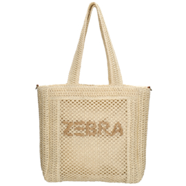 Zebra Trends Shirley shopper licht natuur