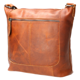 Leather Design schoudertas hunter natural